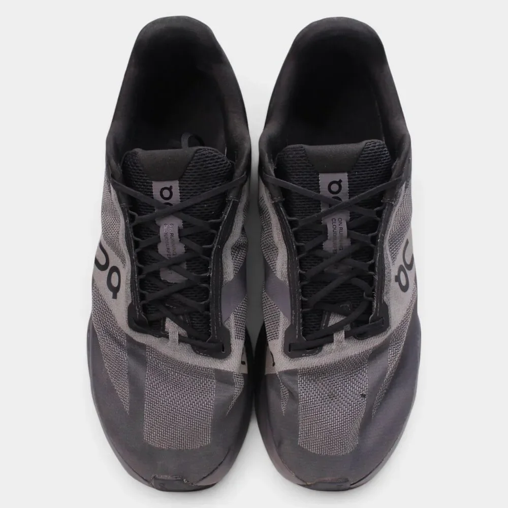 On Cloudsurfer Next Men's Size 13 Black Eclipse Running Shoes Flaws